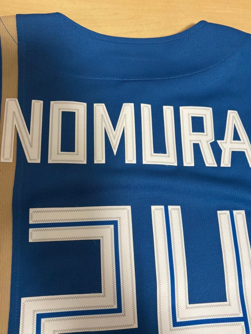 北海道日本ハムファイターズ 野村佑希 ユニフォーム ビジター 24番 M