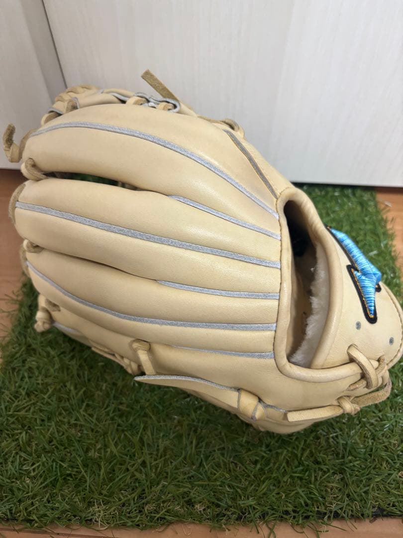 硬式用　日本製　波賀ジャパン　ミズノプロ ダイバーシティブルー　内野手