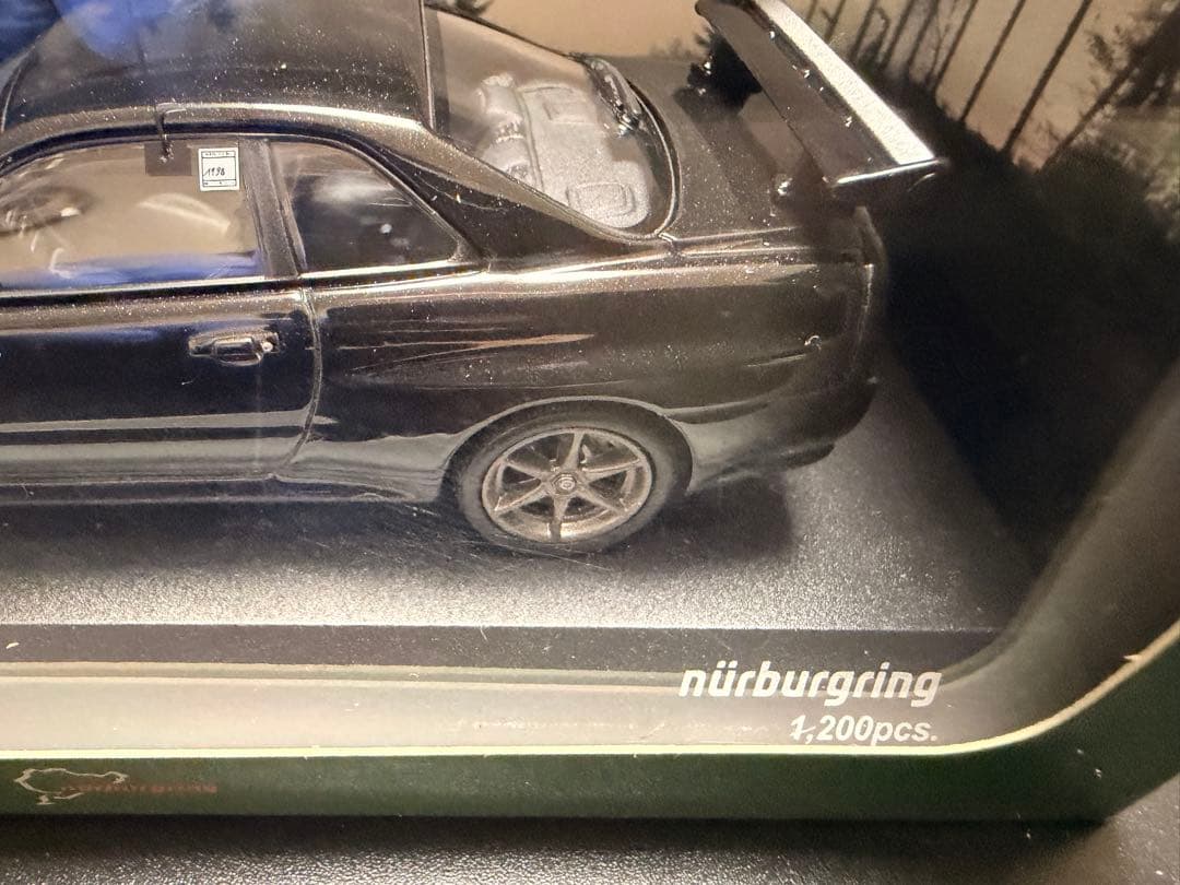 京商 1/43 GT-R BNR34 ニュルブルクリンク テストカー
