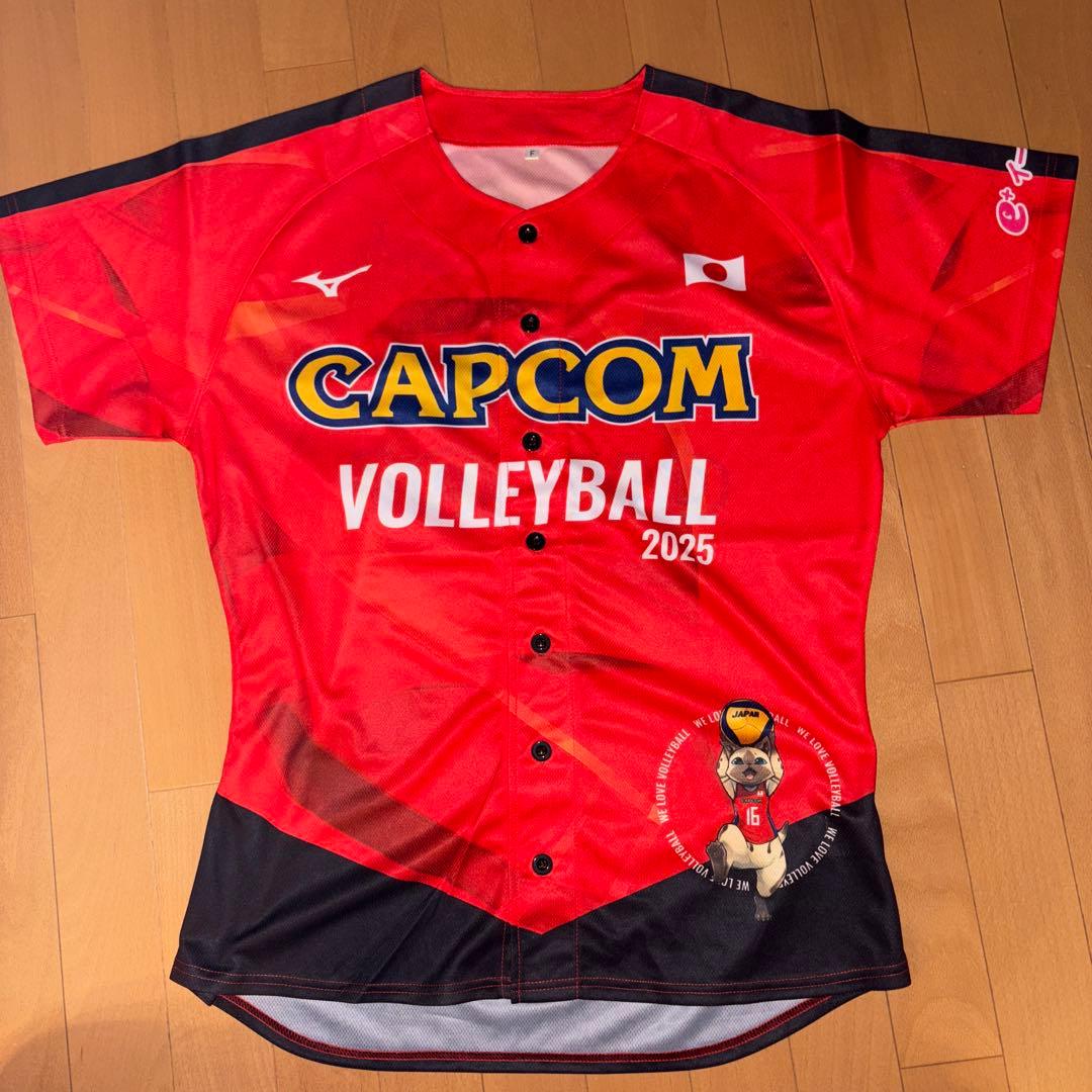 バレーボールネーションズリーグ2025CAPCOM応援シャツ.スティックバルーン