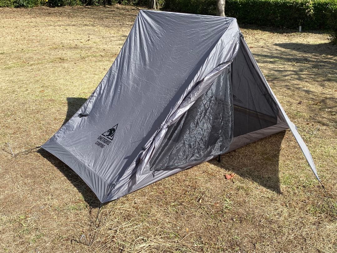 ONETIGRIS ピラミッド型テント グレー