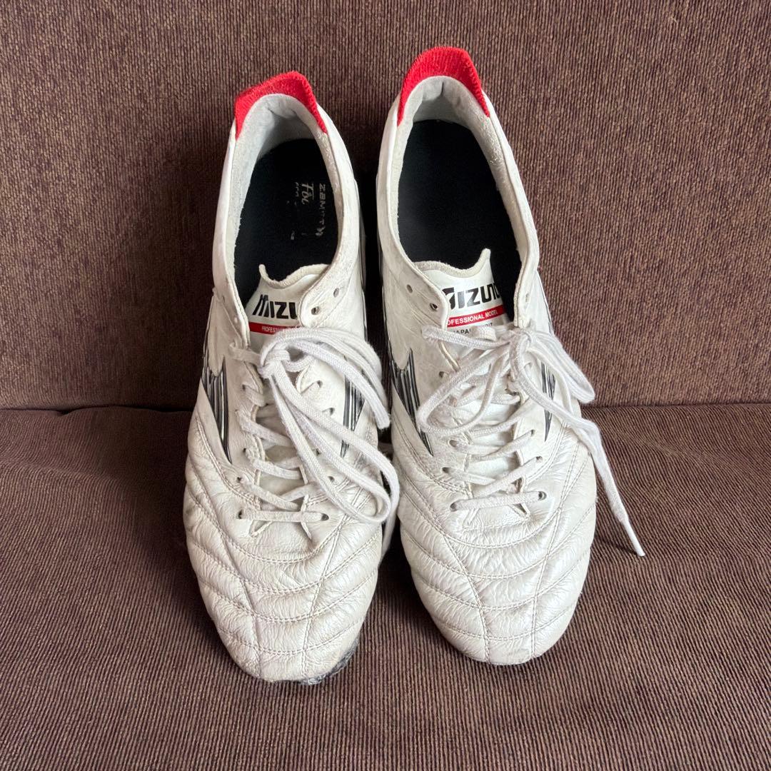 Mizuno Morelia NEOサッカーシューズ ホワイト/レッド