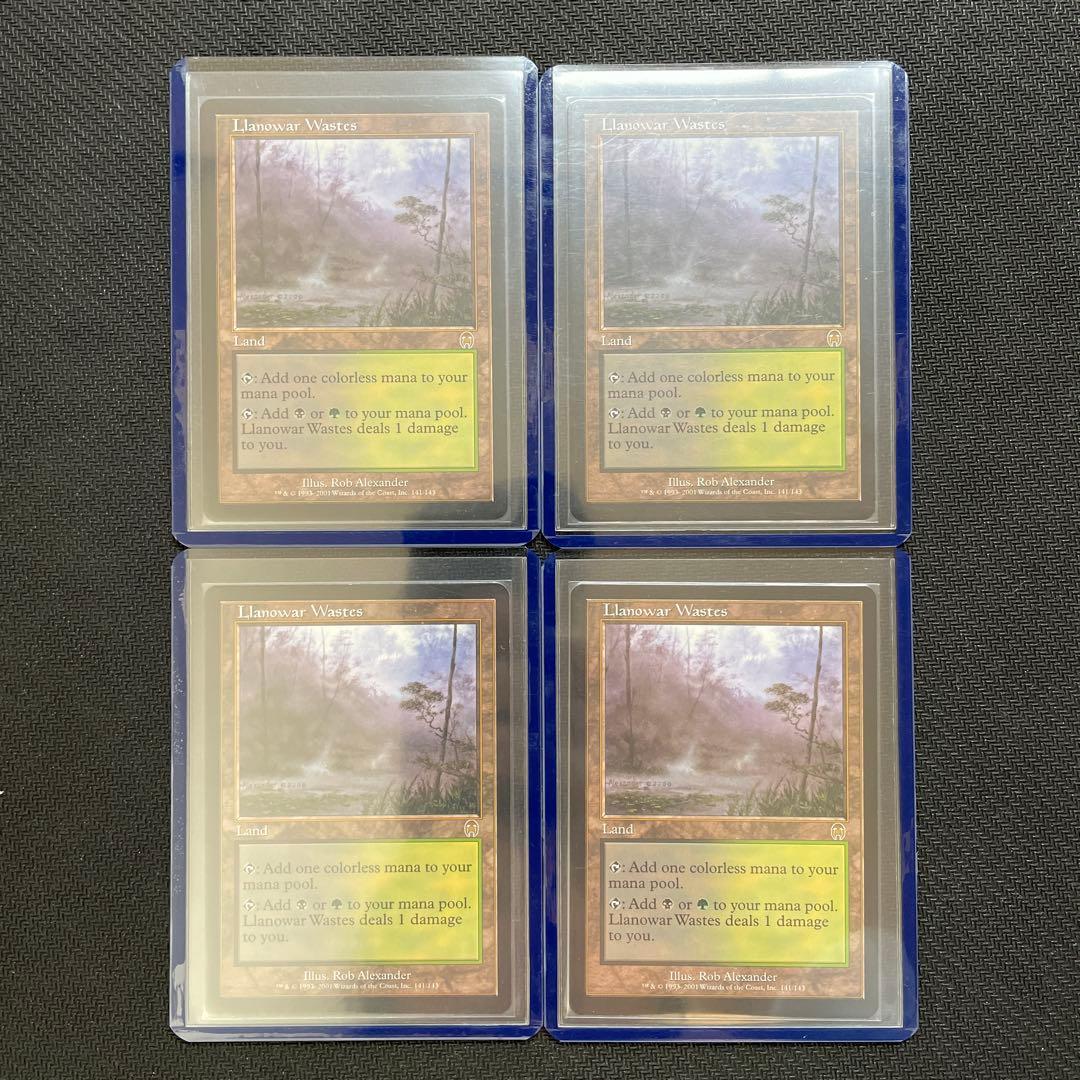 【英語版】ラノワールの荒原Llanowar Wastes ［APC］4枚セット