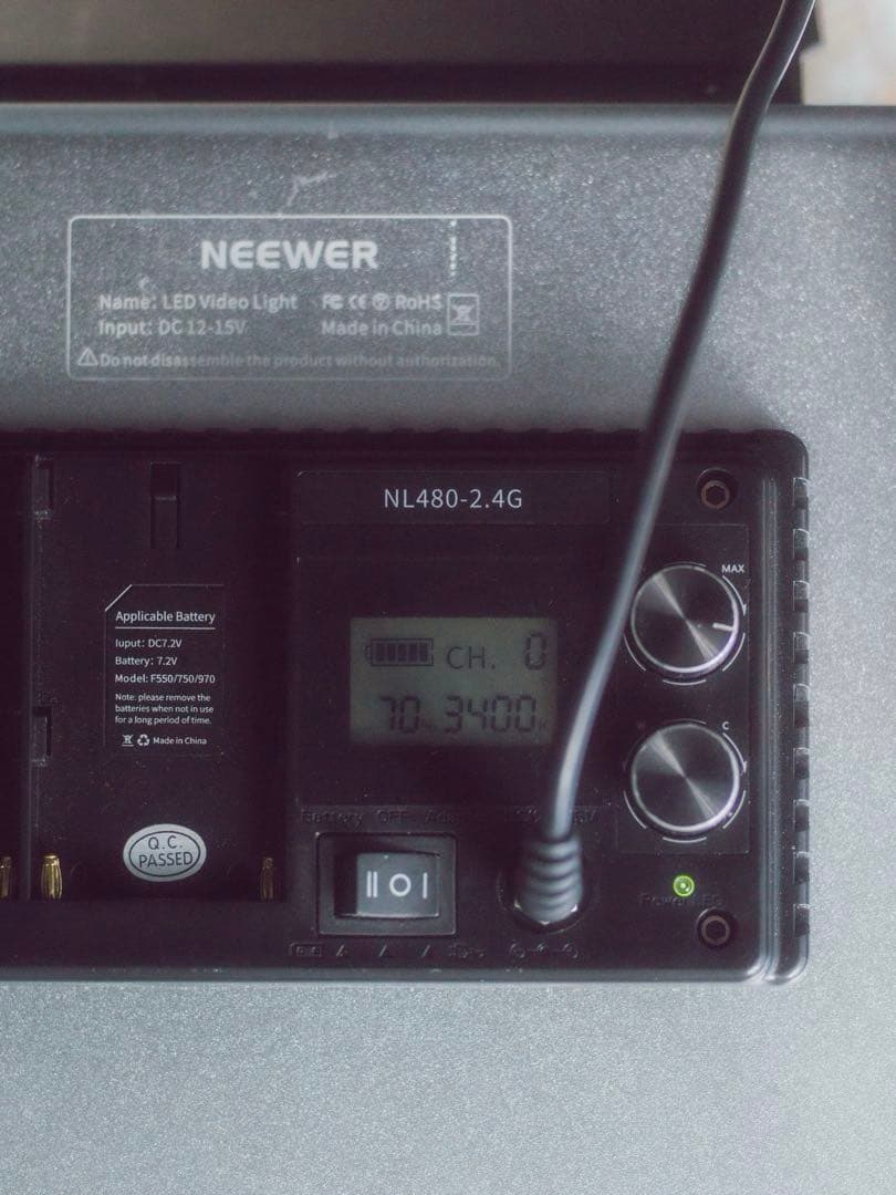 neewer video light 480 2個