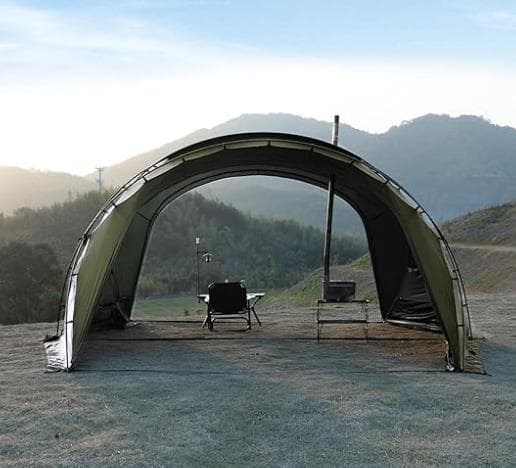 M-⑤【訳ありUSED】G-tent-L カーキ 大型 シェルタードームテント