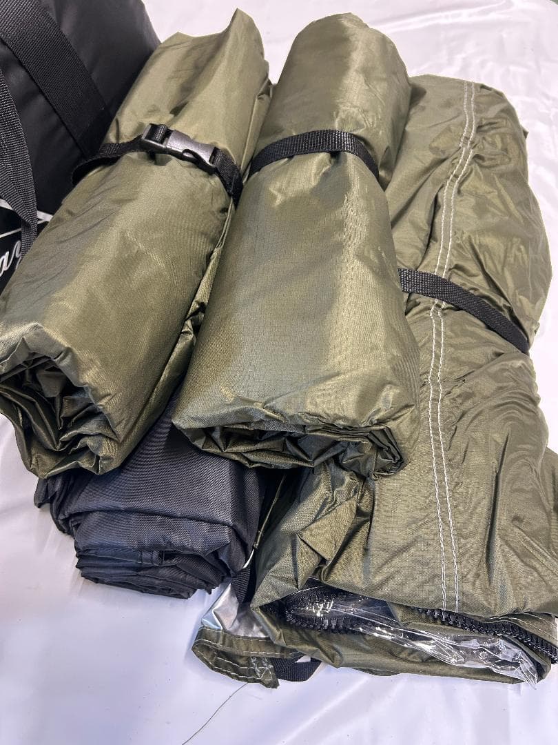 M-⑤【訳ありUSED】G-tent-L カーキ 大型 シェルタードームテント