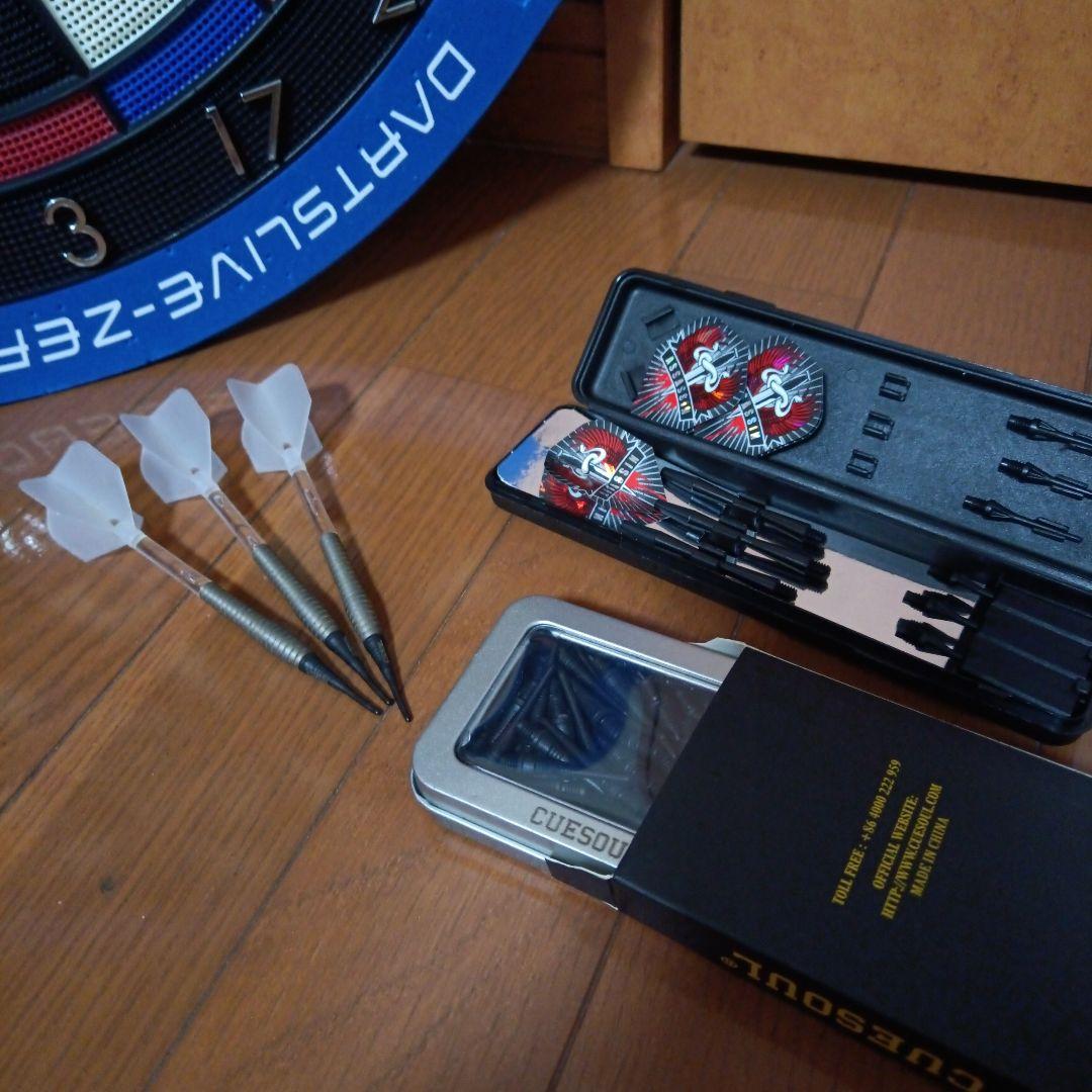DARTSLIVE ZERO BOARD ソフトチップダーツ セット ネジ欠品