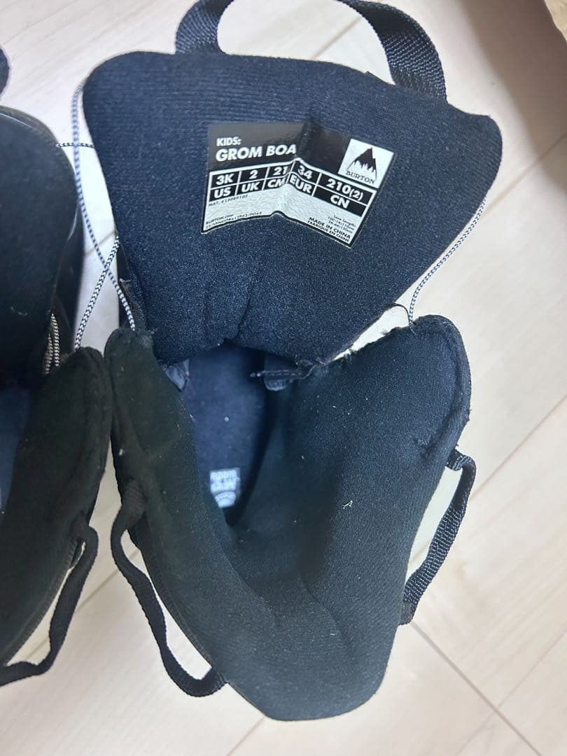 BURTON 子ども用スノーボードブーツ 黒