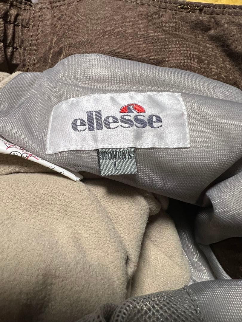 スキーウェア ellesse レディース フレアパンツ L ブラウン