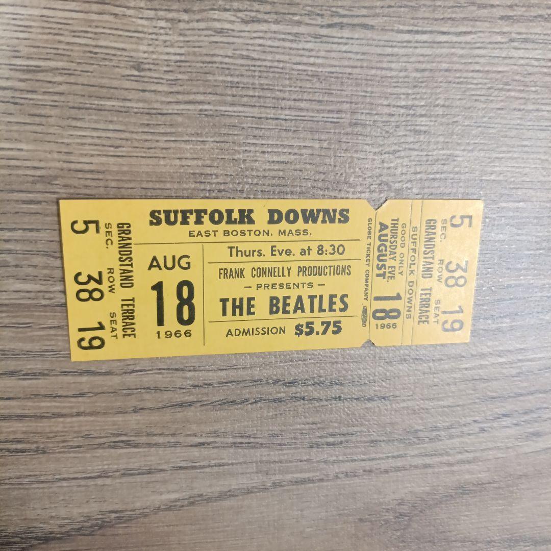 THE BEATLES ビートルズ 1966 未使用コンサートチケット アメリカ