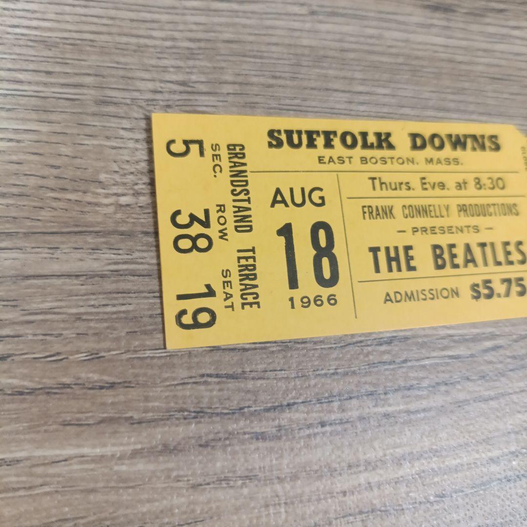 THE BEATLES ビートルズ 1966 未使用コンサートチケット アメリカ