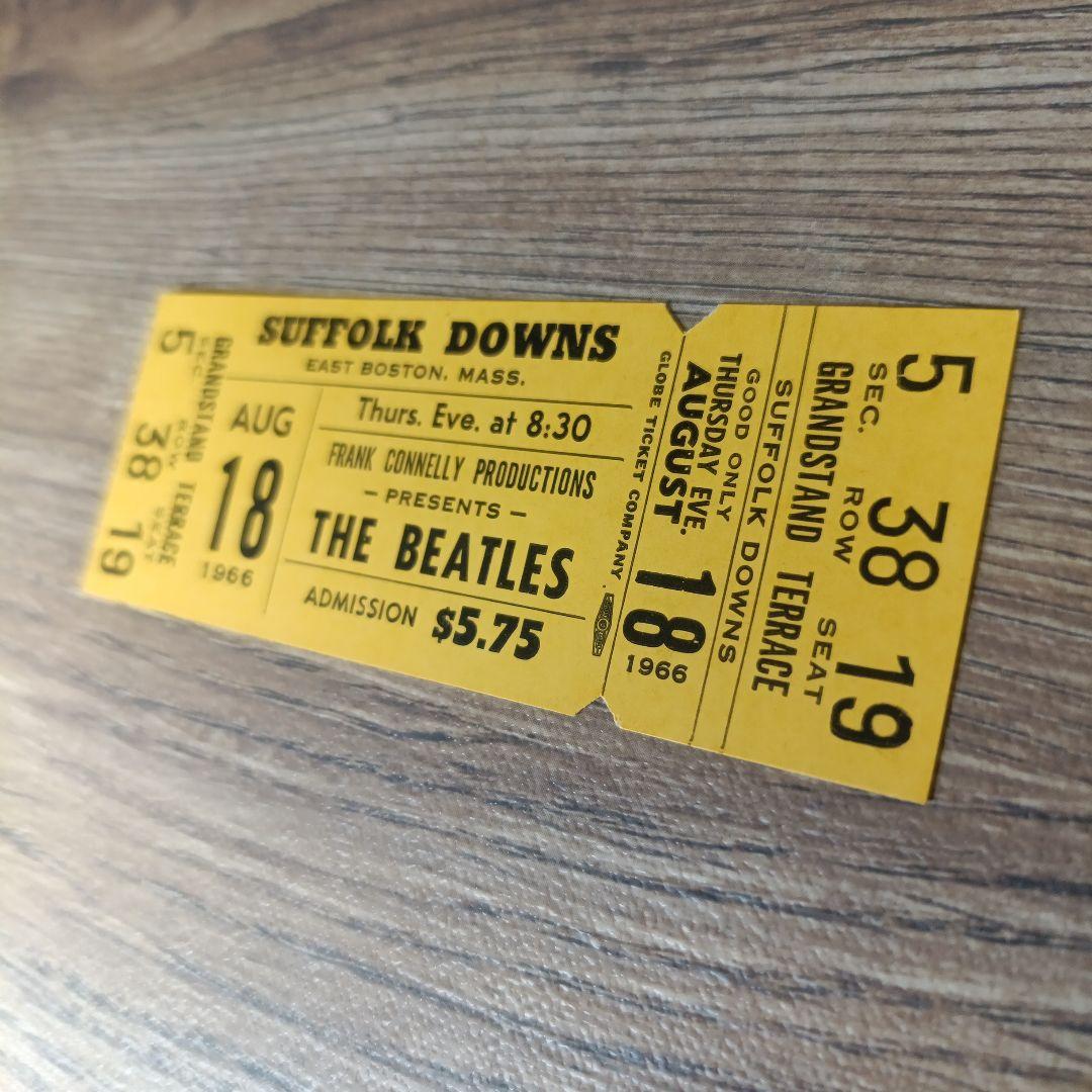 THE BEATLES ビートルズ 1966 未使用コンサートチケット アメリカ