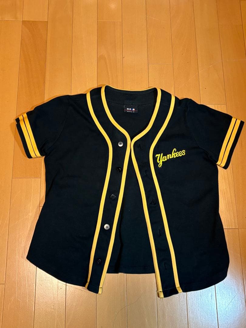 MLB Yankees ジャージ 黒/黄色
