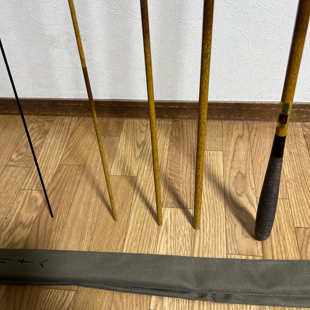シマノ　美品　へら竿　朱紋峰￼　飛造り　18尺　へらぶな　ロッド　ヘラブナ竿