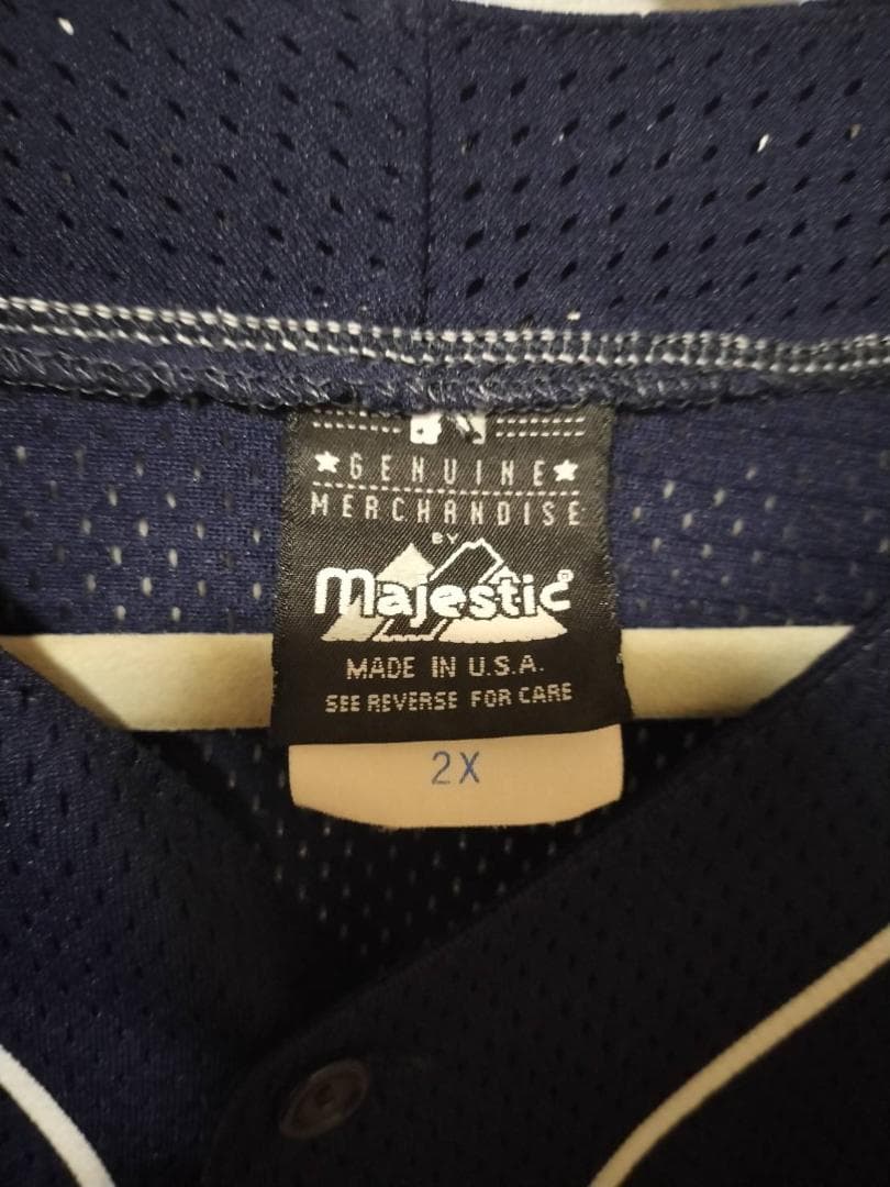 MLB Majestic ユニフォーム NY ヤンキース　　アメリカ製　2XL
