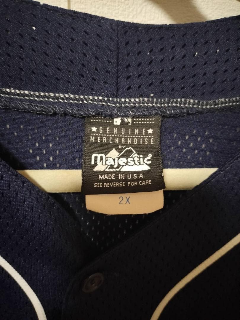 MLB Majestic ユニフォーム NY ヤンキース　　アメリカ製　2XL