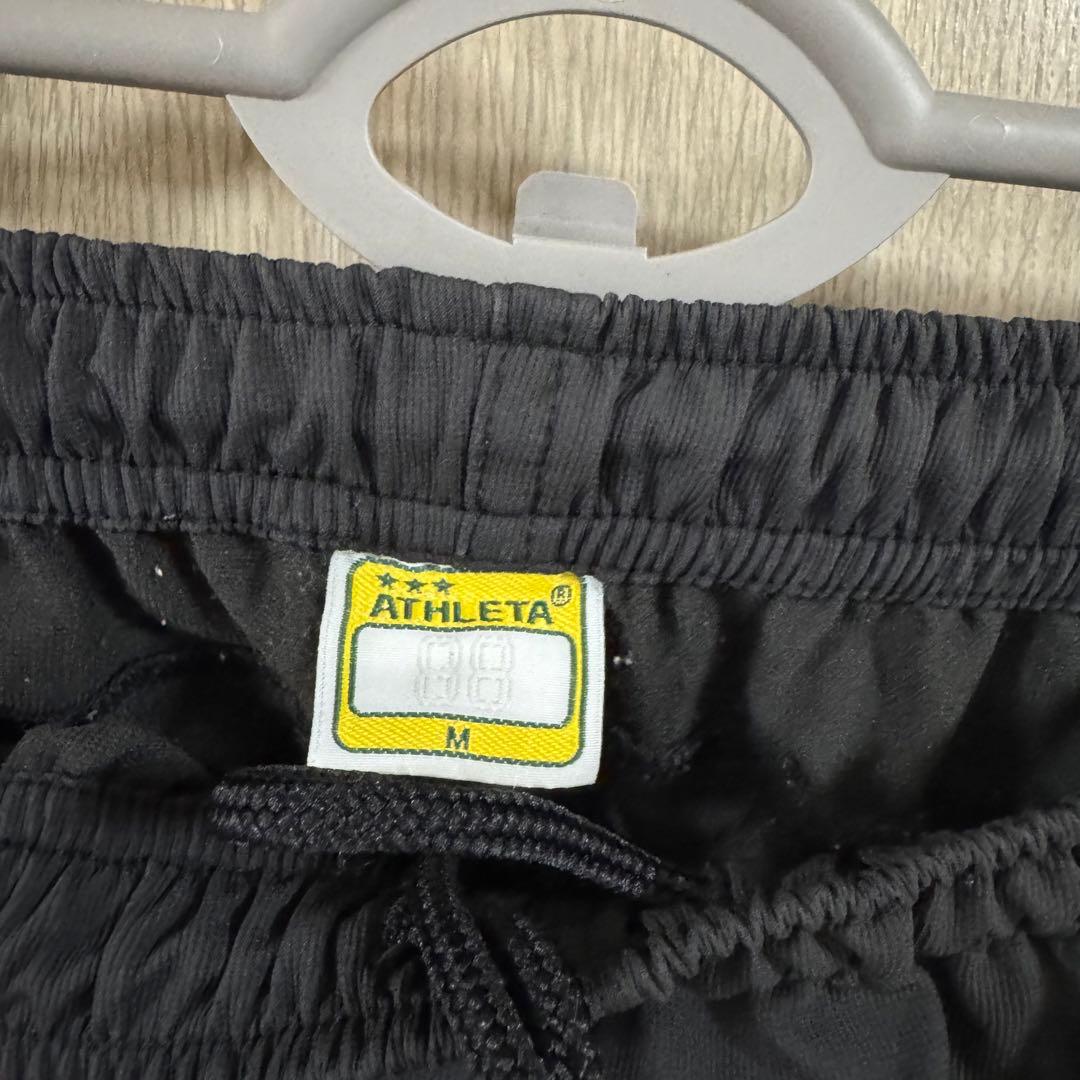 【セットアップ】ATHLETA ピステ上下セット Mサイズ/ブラック×ホワイト