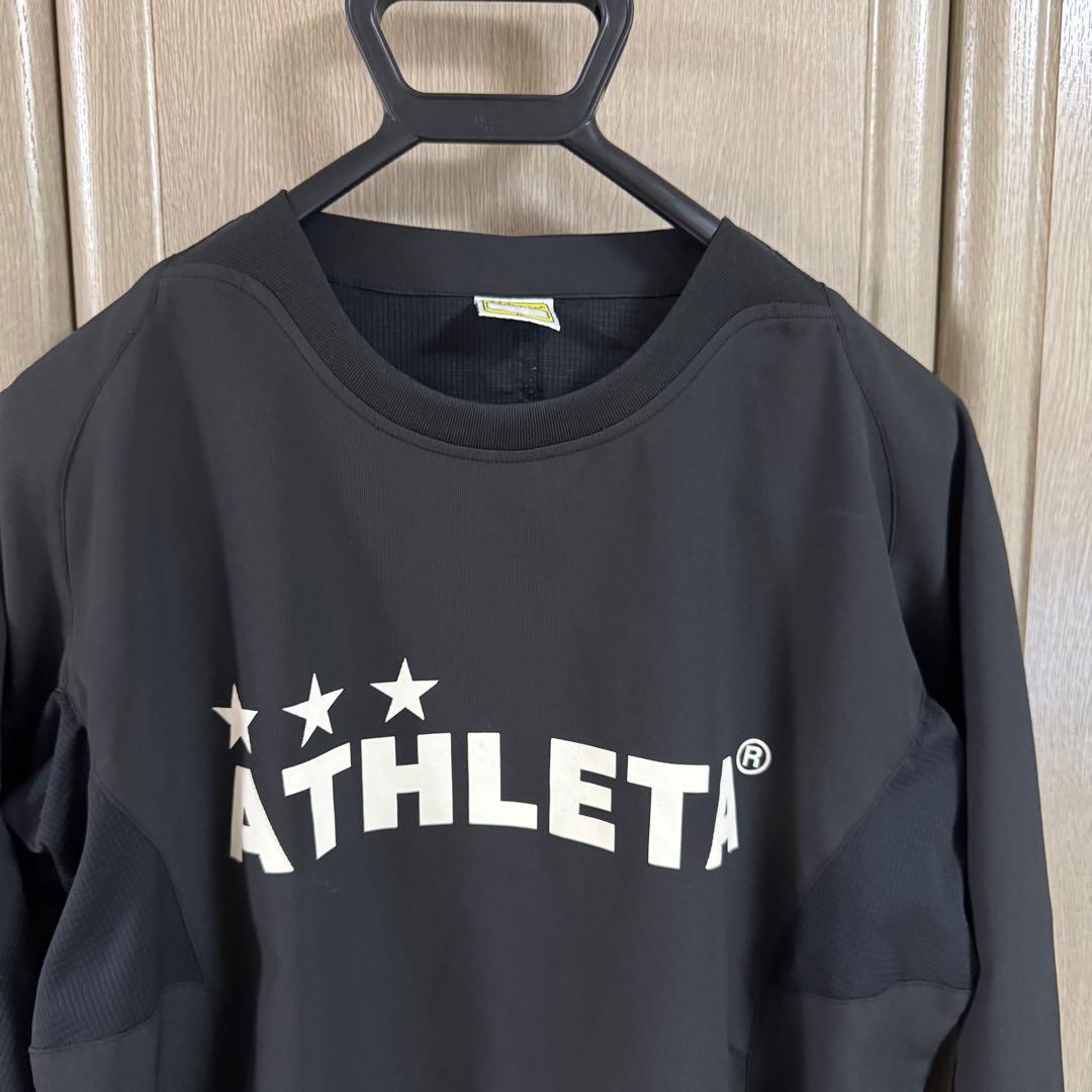 【セットアップ】ATHLETA ピステ上下セット Mサイズ/ブラック×ホワイト