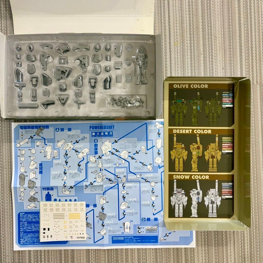 海洋堂 1/20 『宇宙の戦士』機動歩兵パワードスーツ組み立てキット　３個セット