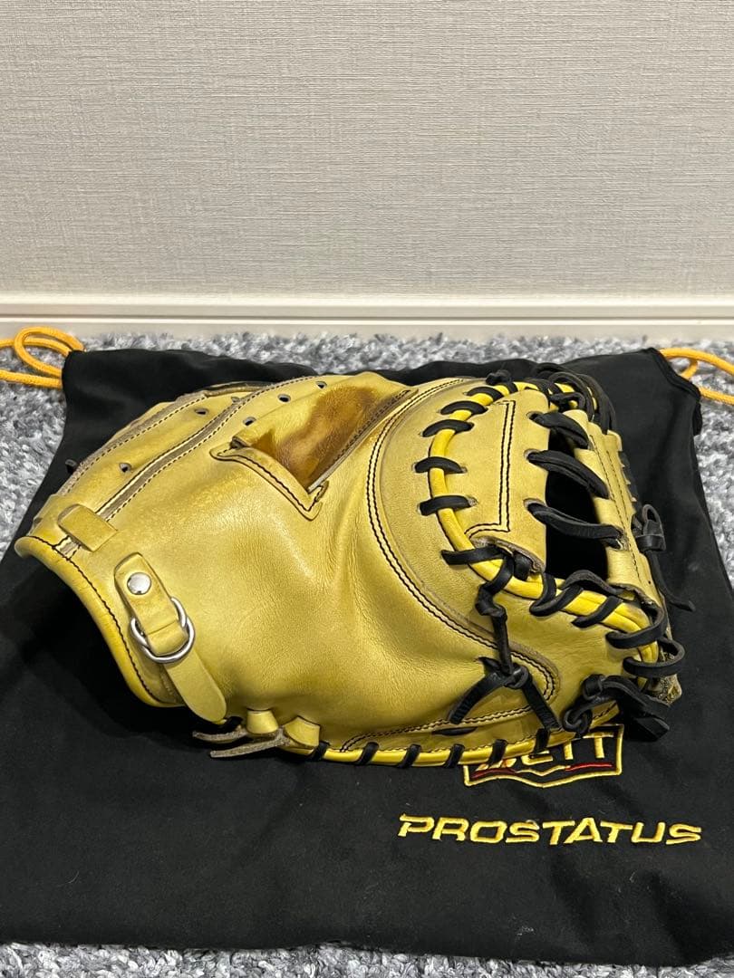 ZETT PROSTATUS 硬式キャッチャーミット イエロー