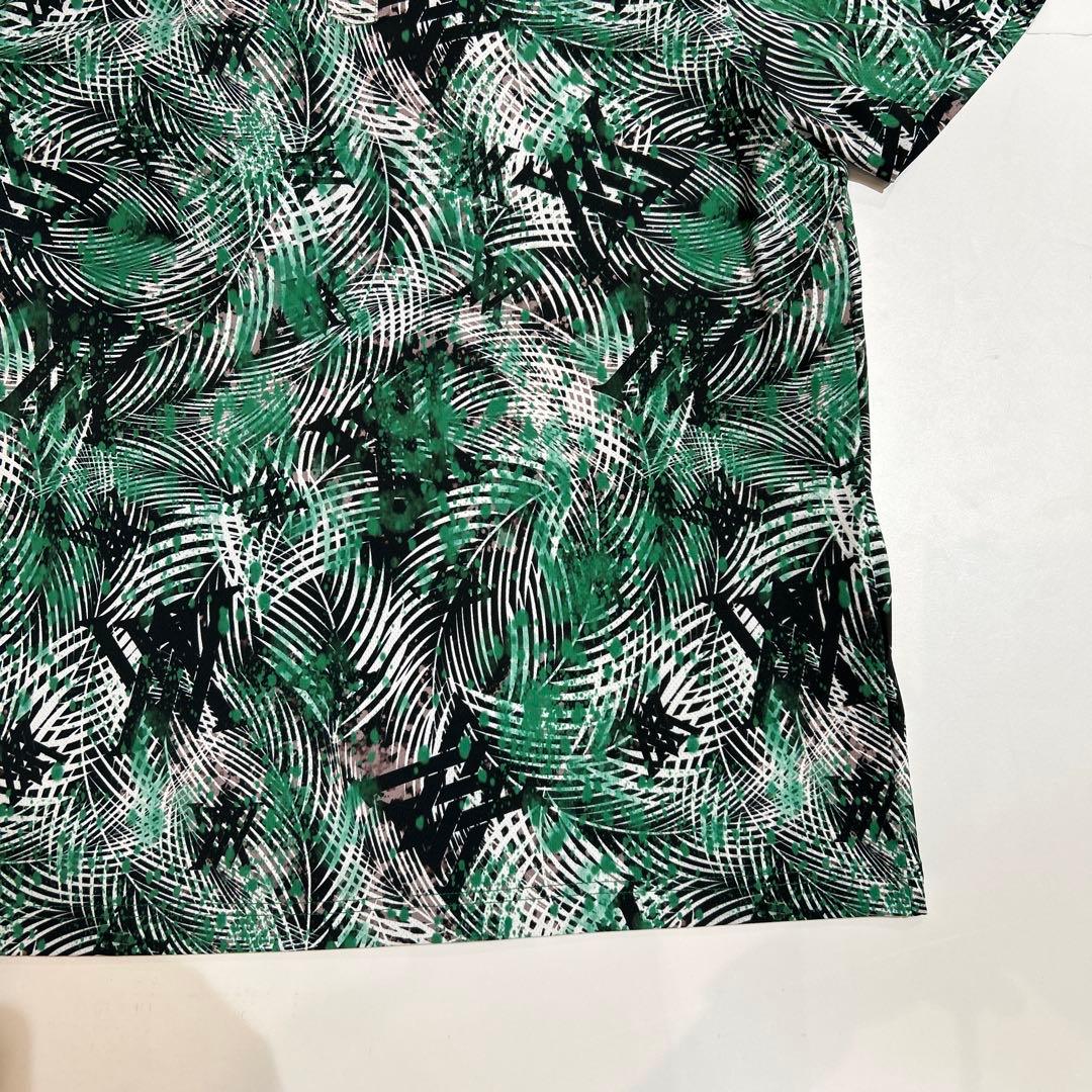 新品❤️anew golfゴルフ用 半袖ポロシャツ 緑と黒の模様