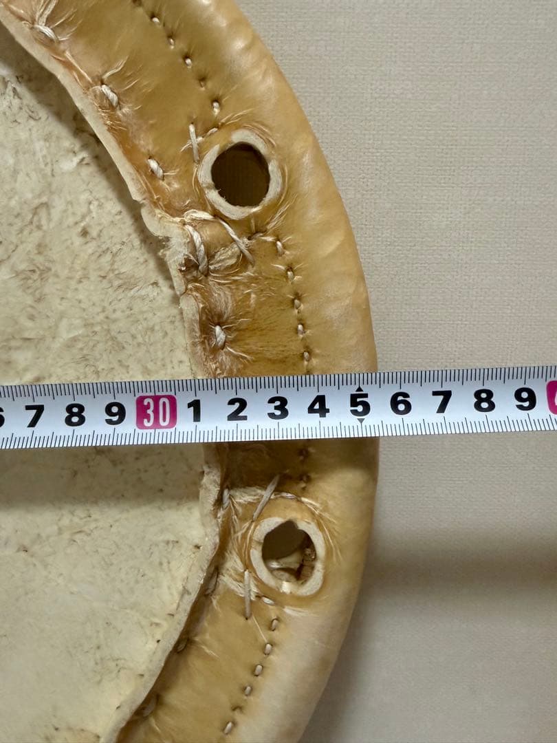 【手縫い本皮】締め太鼓 2丁掛け用 打面皮 張替え用 新品未使用