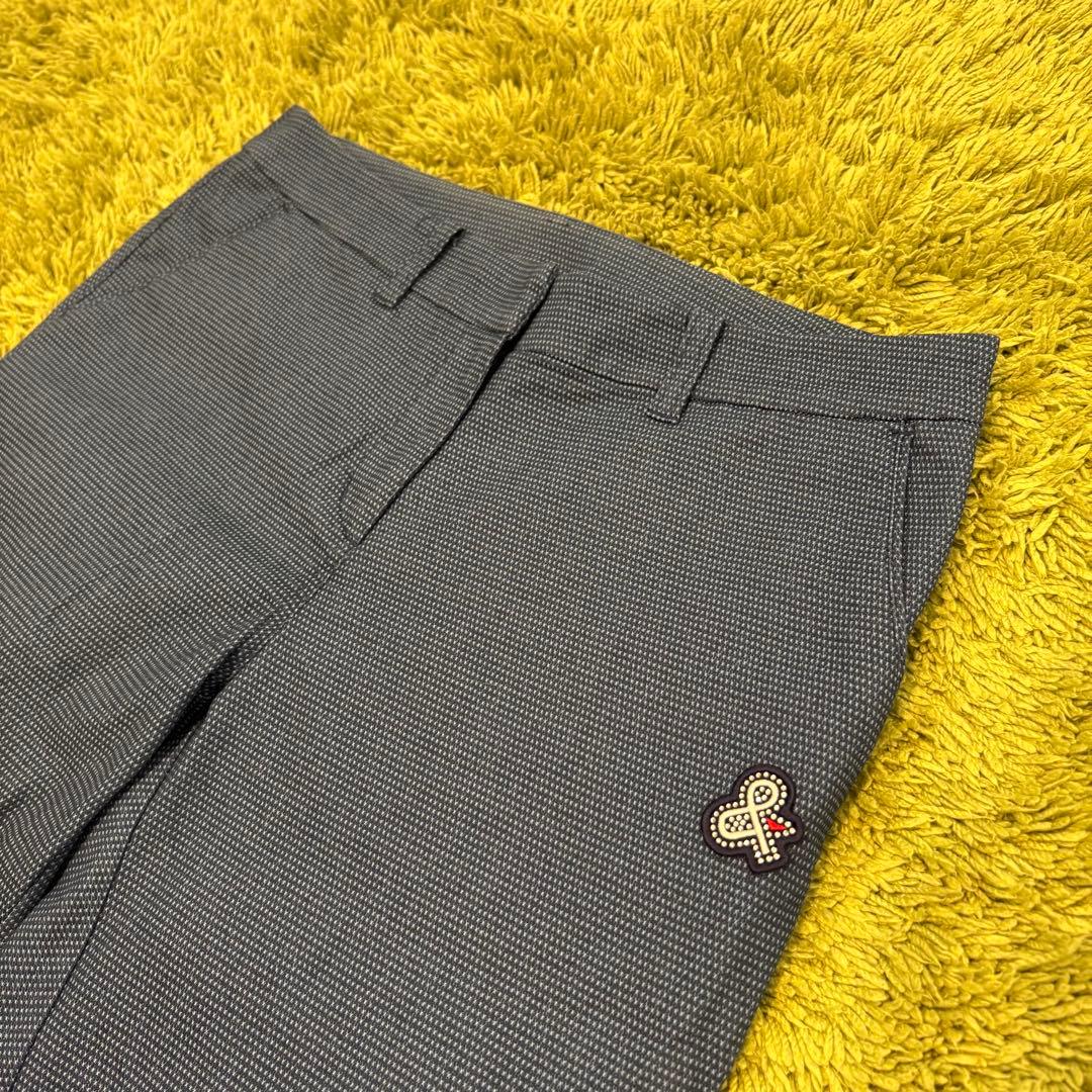 and per se アンパスィ ストレッチパンツ レディース ネイビー L