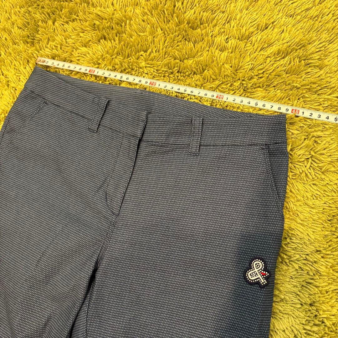 and per se アンパスィ ストレッチパンツ レディース ネイビー L