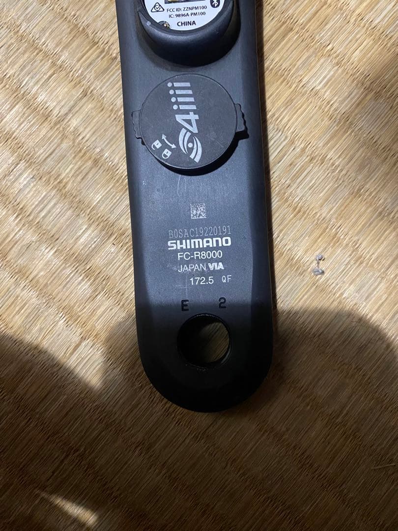 SHIMANO FC-R8000 4iiiiパワーメーター 172.5mm