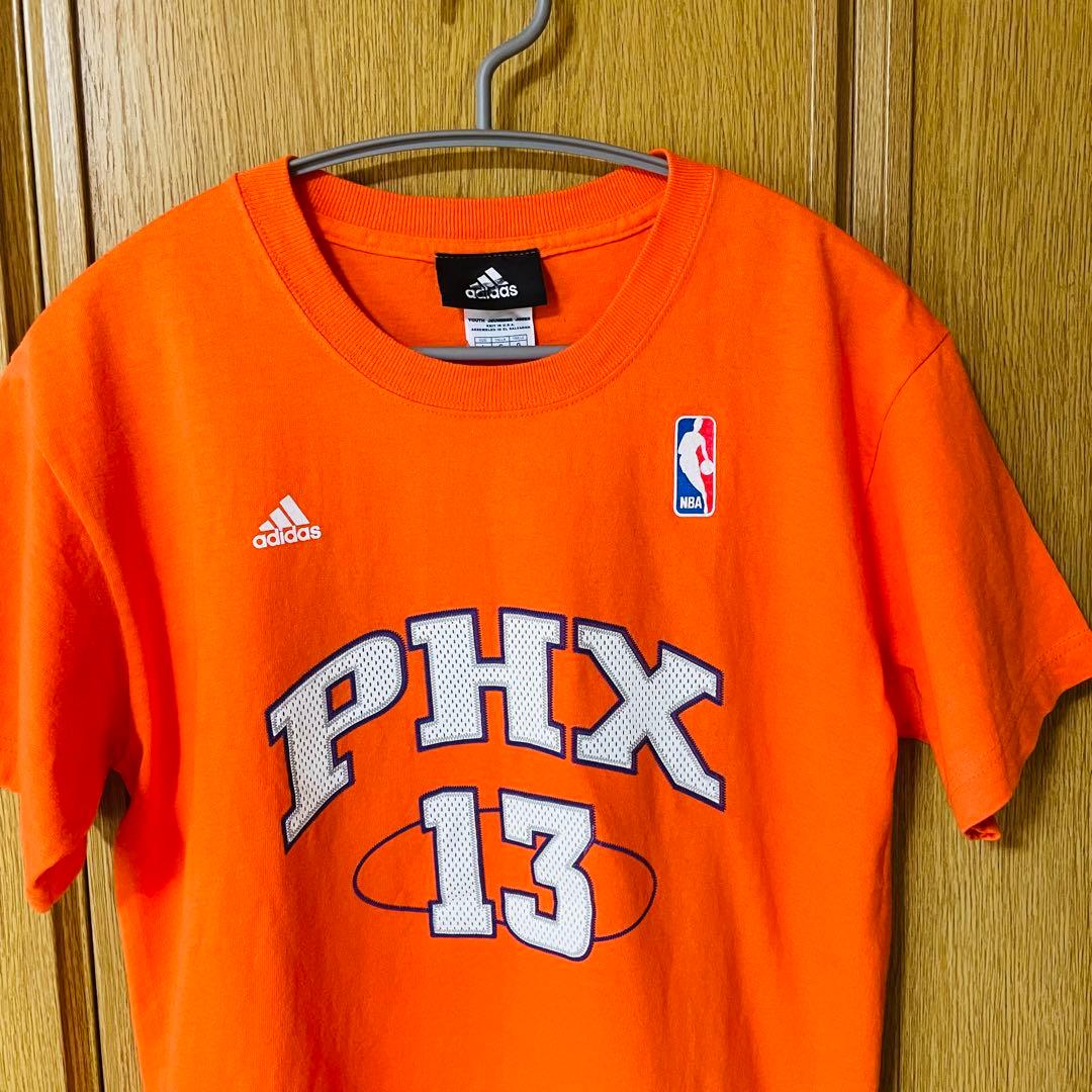 【美品】adidas アディダス PHX 13 オレンジ スポーツファンシャツL