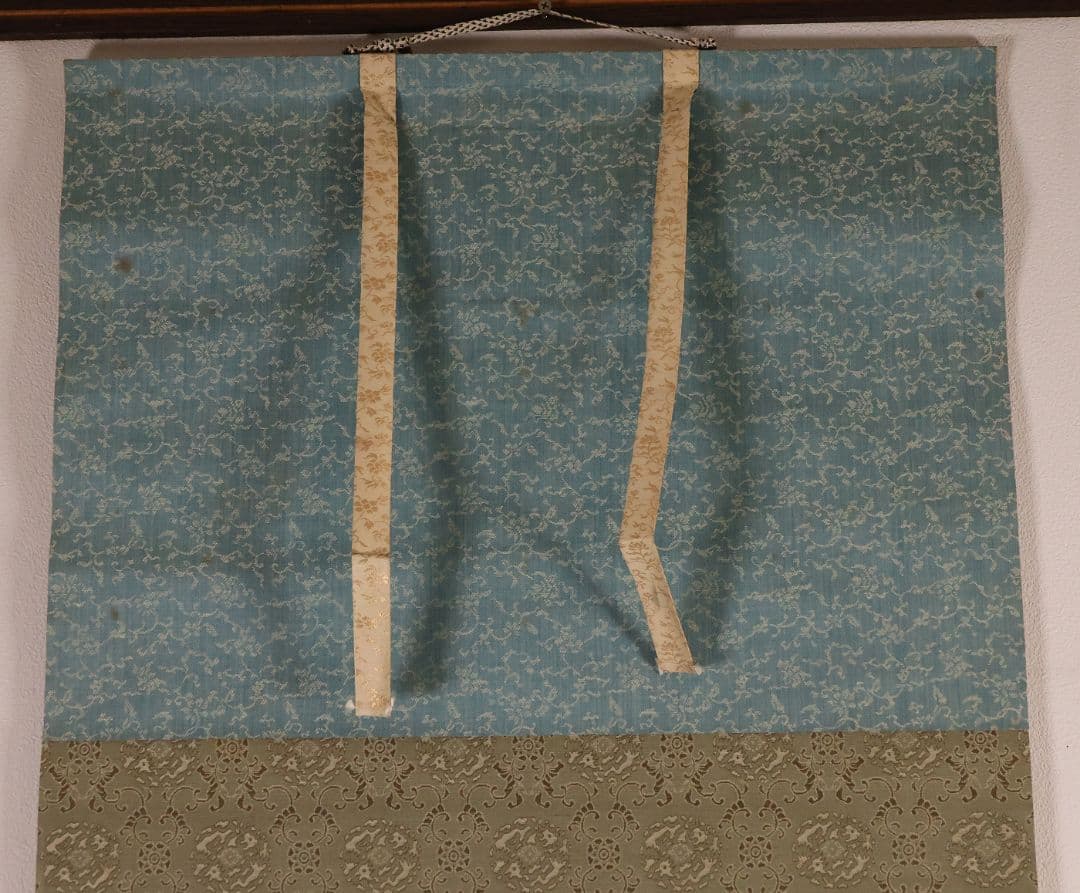 【模写】寺崎廣業(広業) 春秋山水図 絹本 双幅 掛軸 鳥谷幡山極書 MB237