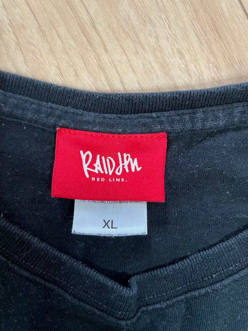 レイドジャパン2枚セットTシャツ白、黒XL