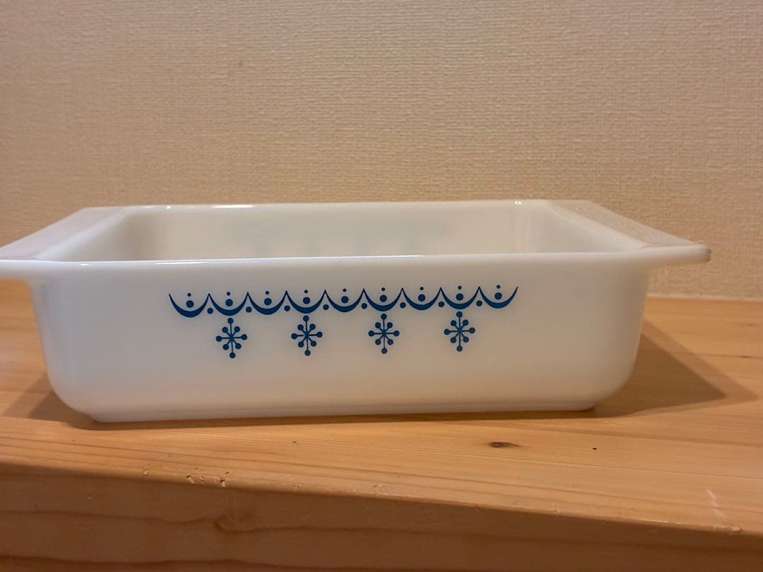 PYREX オールドパイレックス　キャセロール　 スノーフレーク　3点セット