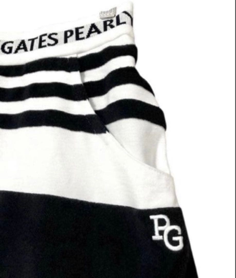 PEARLY GATES❤️パーリーゲイツ　ゴルフ　スカート　00 XS 白黒