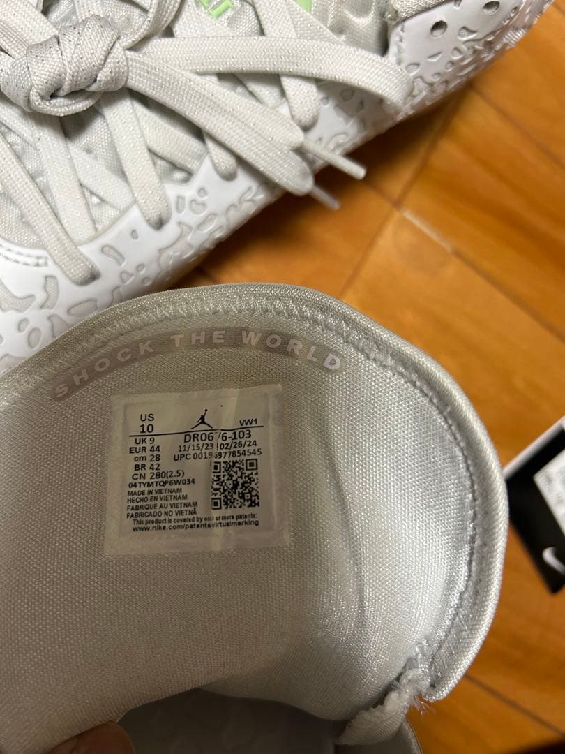 Jordan ローカットシューズ 28.0cm ホワイト