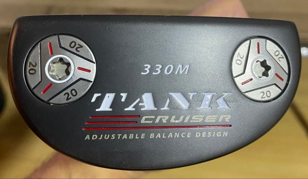 オデッセイ タンク クルーザー パター 330M 36インチ　ウェイトキット付