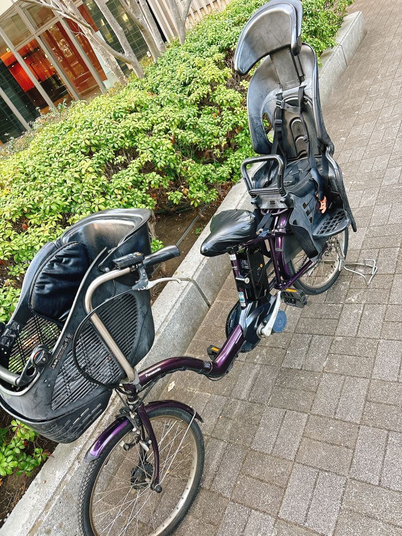Panasonic ギュット　ミニ　電動自転車　３人乗り