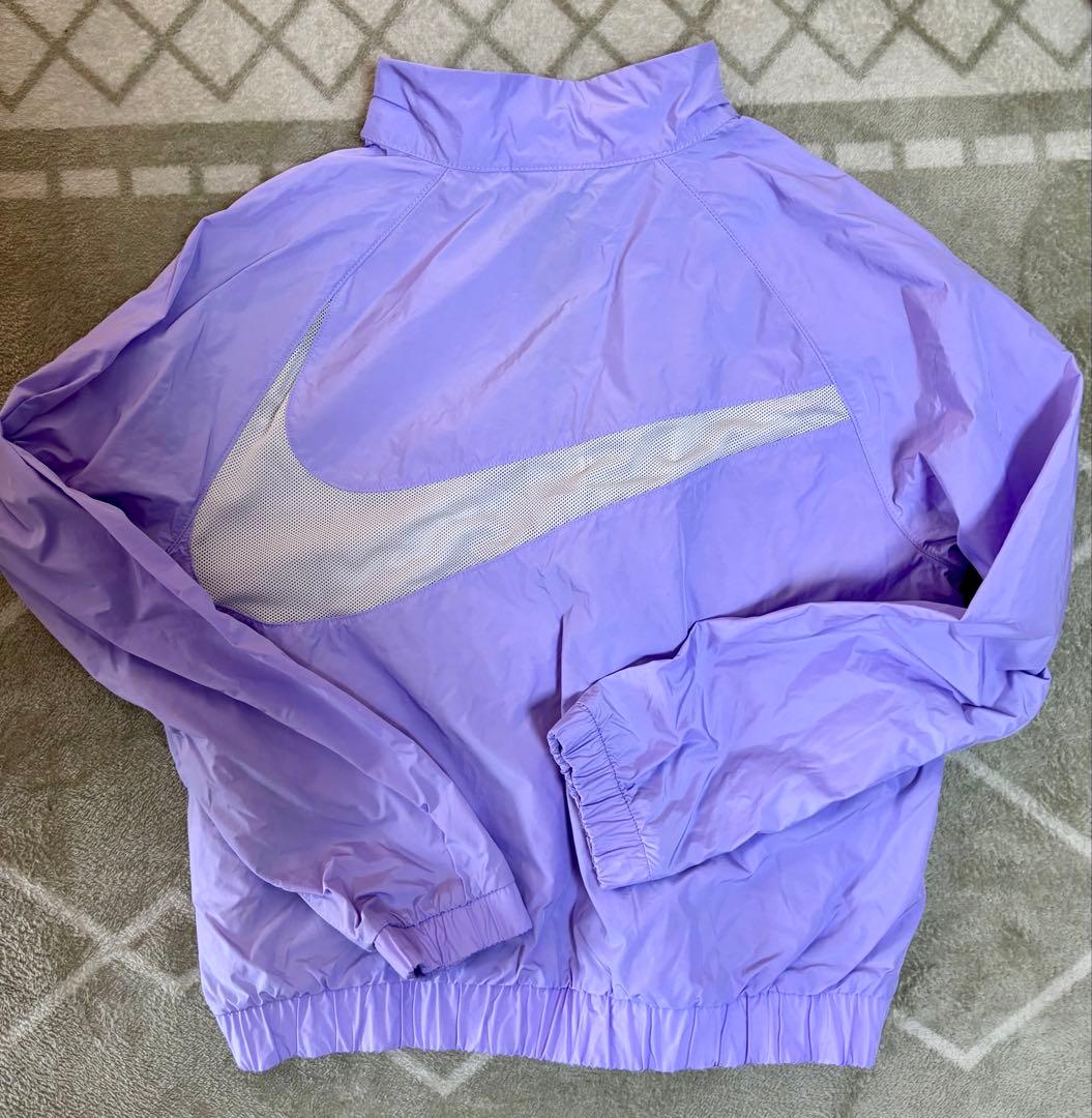 Nike パープル ウィンドブレーカー