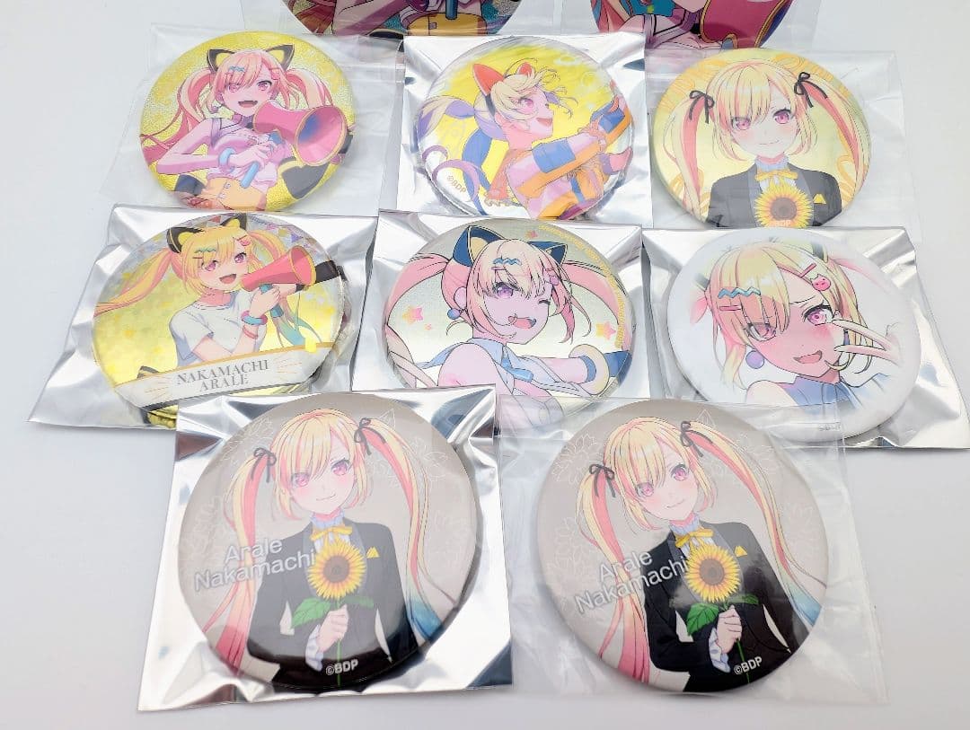 夢限大みゅーたいぷ 仲町あられ 缶バッジ10点セット BanG Dream!