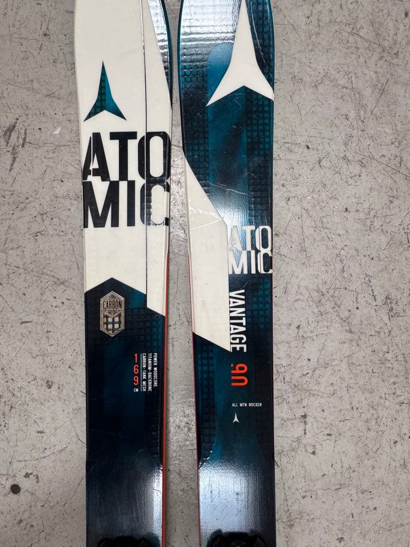 【美品】Atomicアトミック スキー板 Vantage 90 169cm
