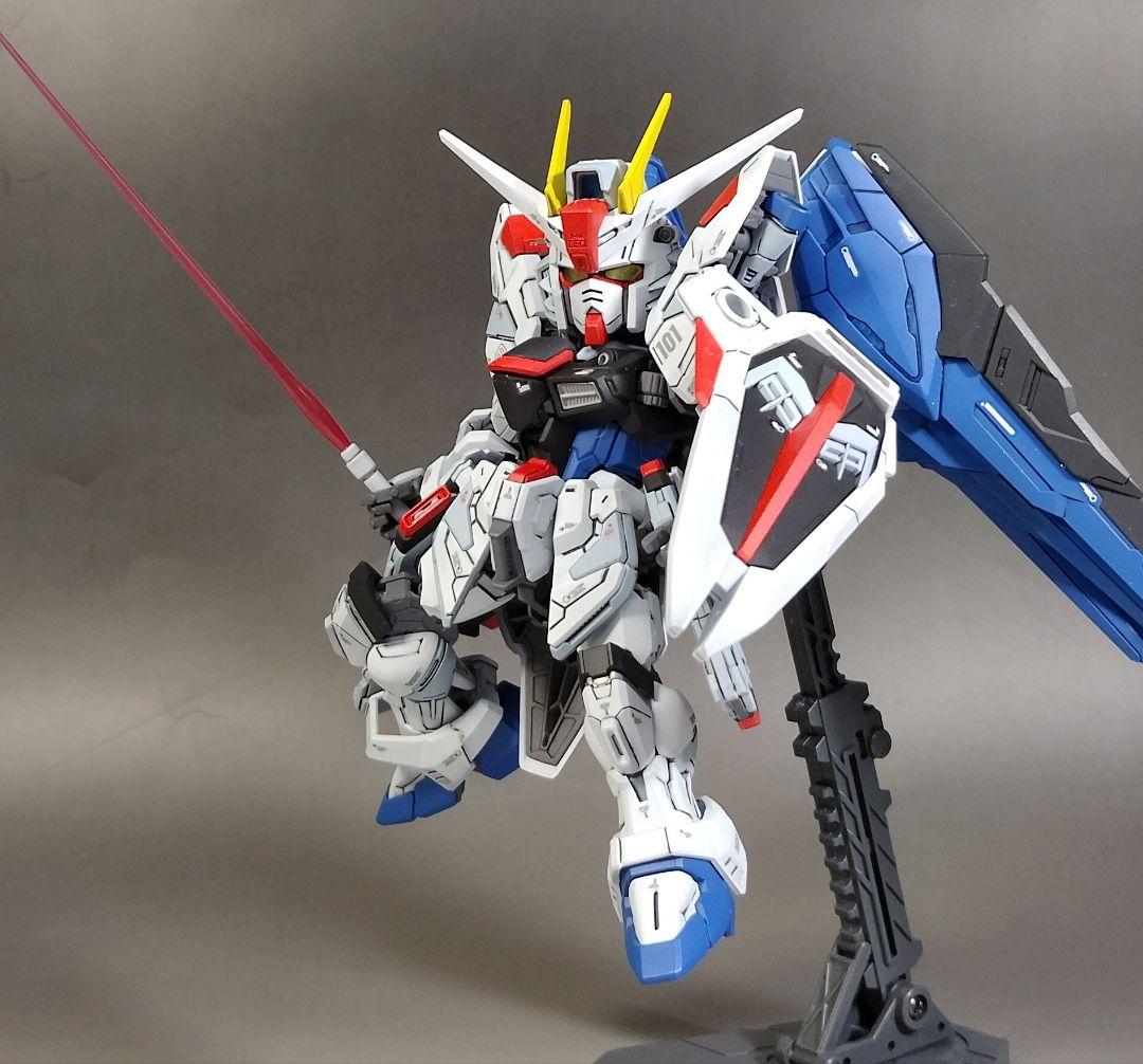 MGSD フリーダムガンダム 改修 全塗装 完成品 キラ・ヤマト