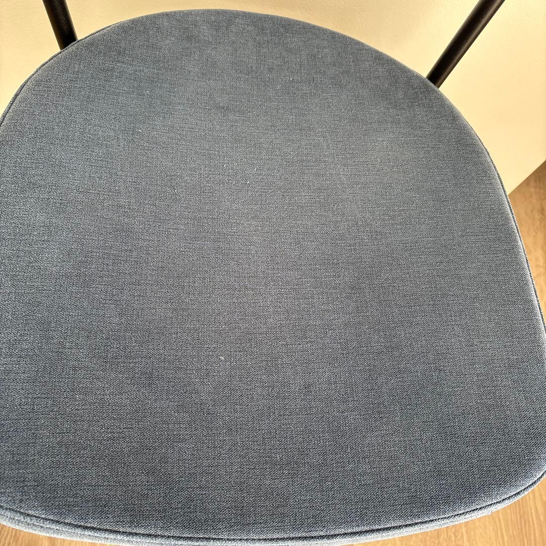 IDEE FERRET CHAIR Black frame × Navy