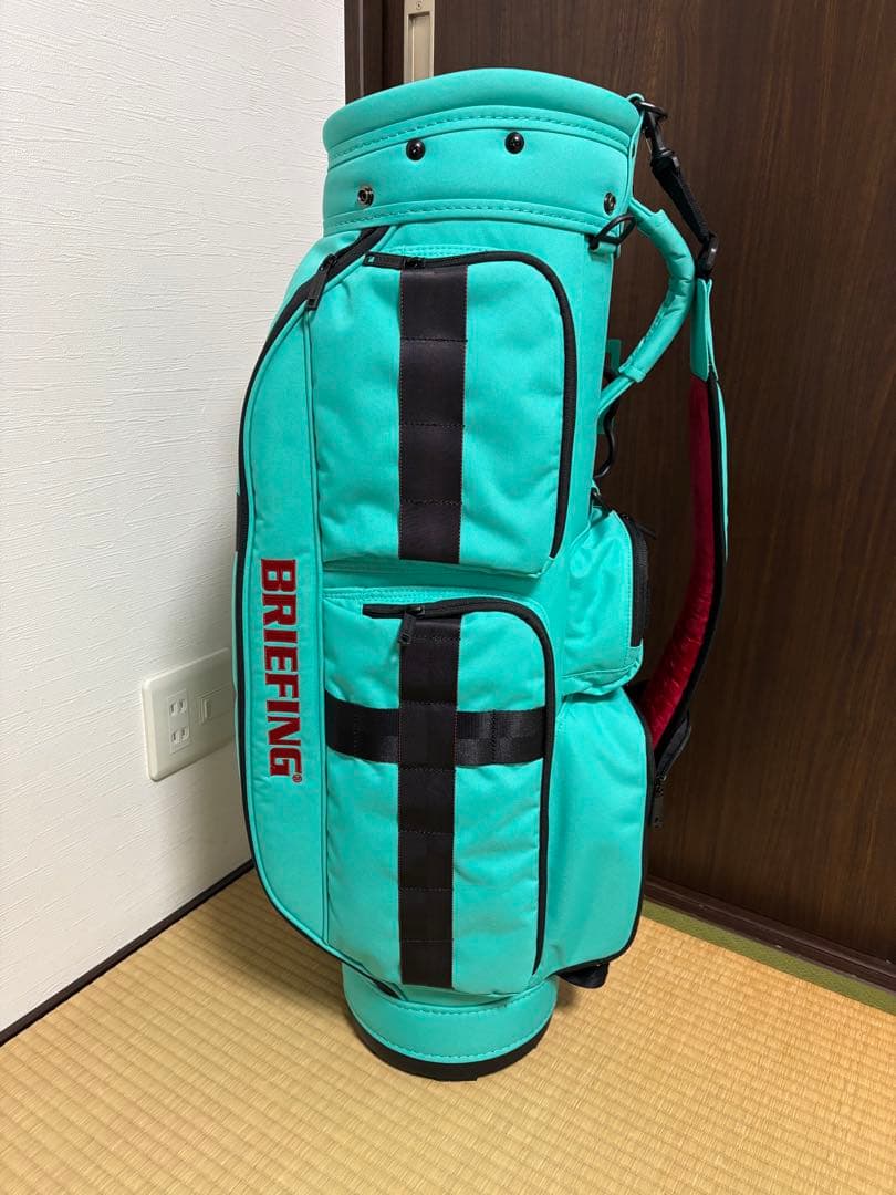 限定　新品　ブリーフィング　キャディバッグ CR-06 ミントブルー