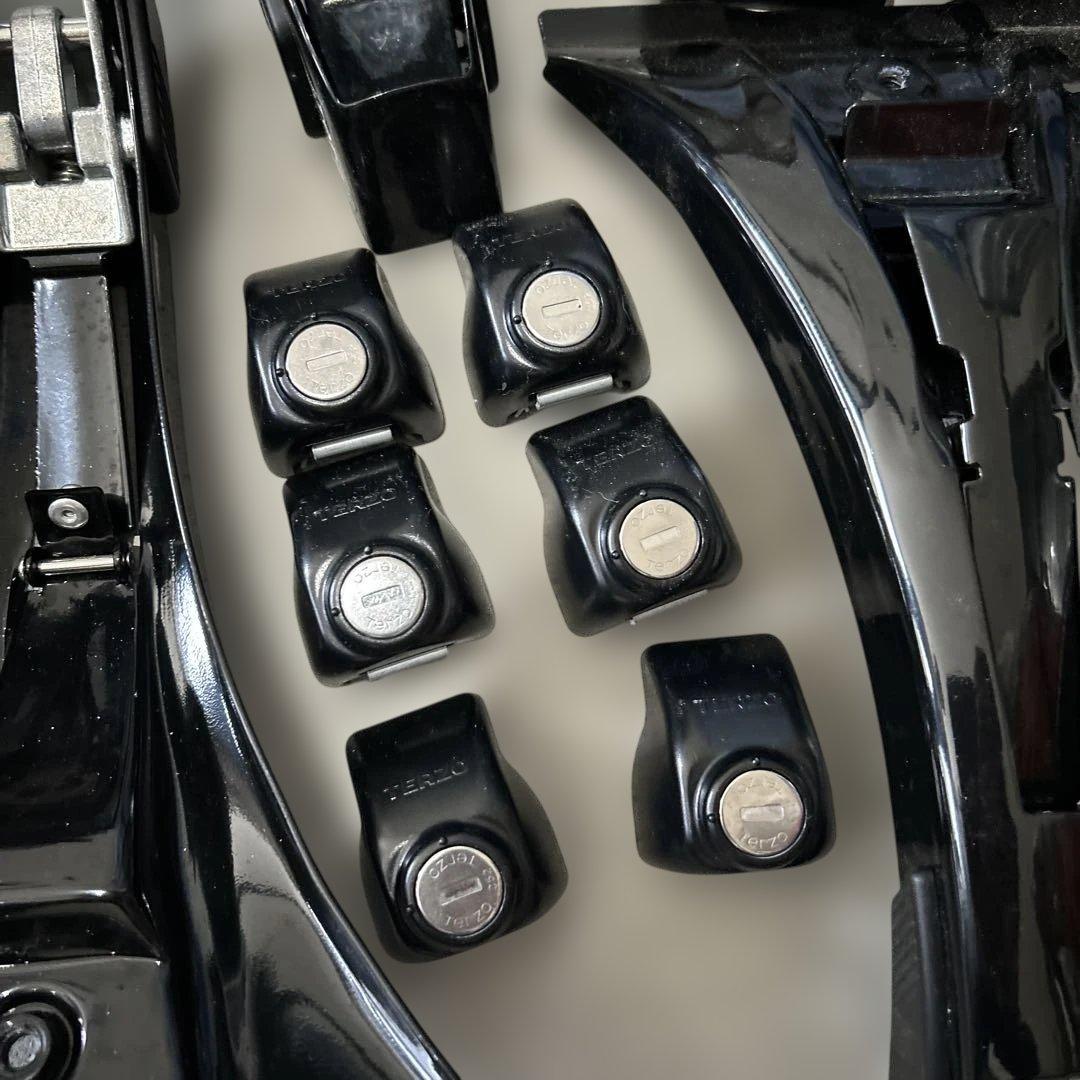 Terzo レインモール専用フットセット　ハイルーフ用盗難防止キー付き