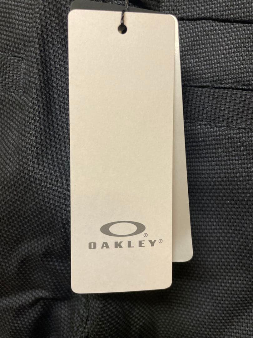 【新品】Oakley ブラック テーパードジョガーパンツ　JPN30 スカル