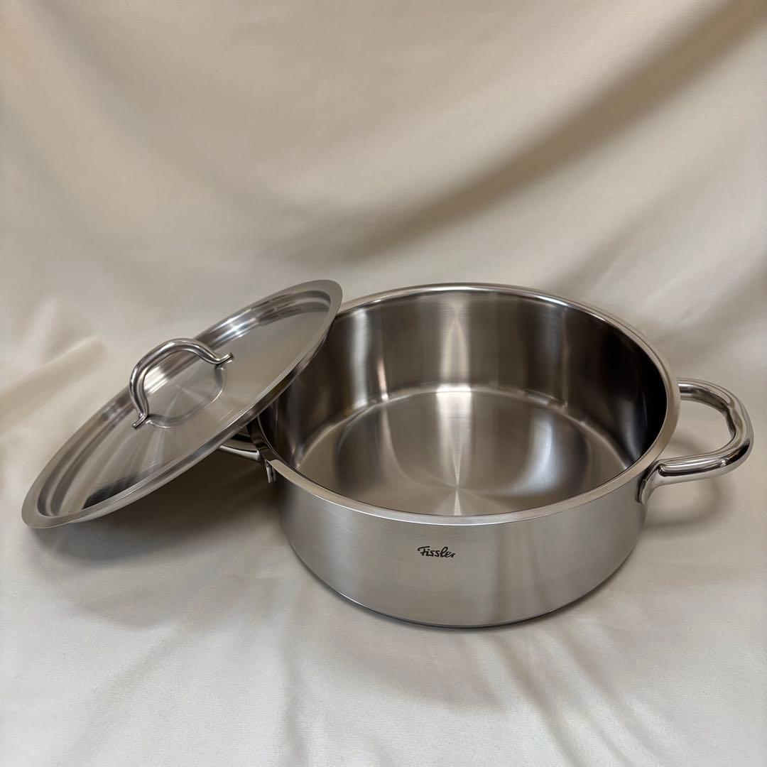 【未使用】 Fissler キャセロール鍋 24cm ステンレス IH ガス対応
