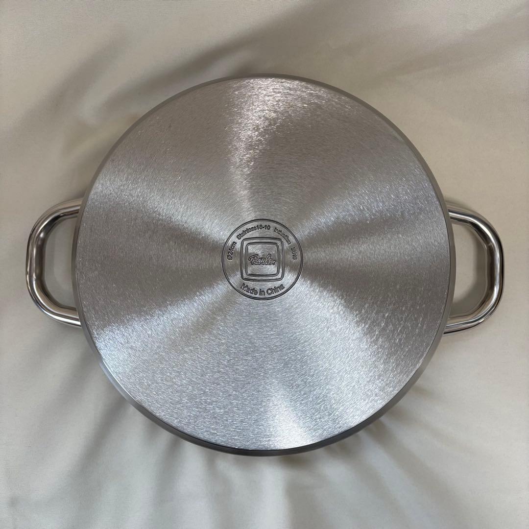 【未使用】 Fissler キャセロール鍋 24cm ステンレス IH ガス対応