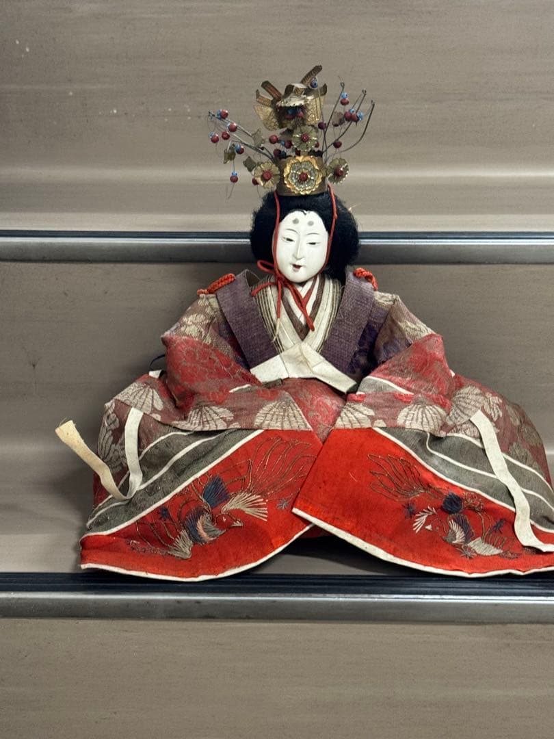 100年以上前、明治時代有識雛人形　圧巻の特大サイズ　古美術時代考証の貴重雛