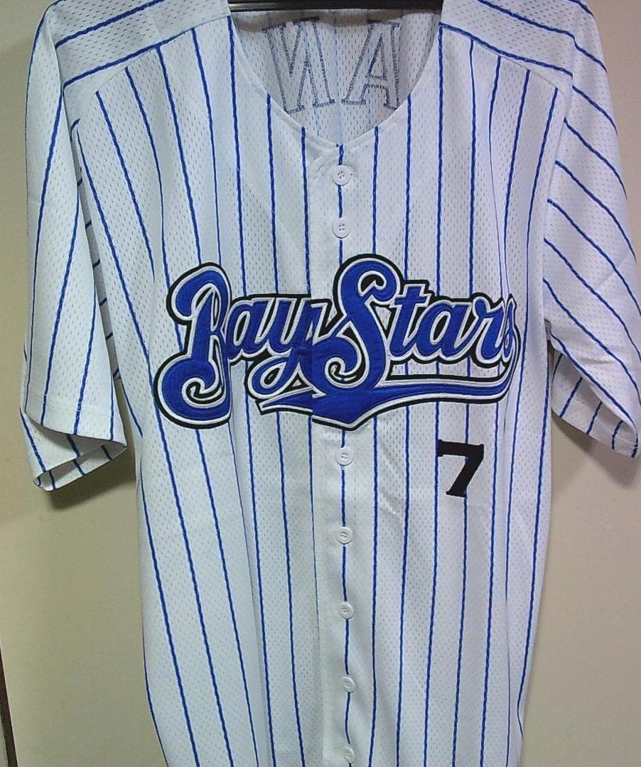 新品O復刻☆横浜DeNAベイスターズ佐野7番ユニフォーム刺繍《観戦応援》プロ野球