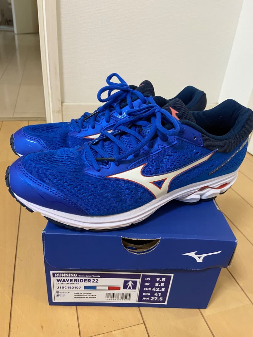 Mizuno WAVE RIDER 22 ランニングシューズ 27.5cm